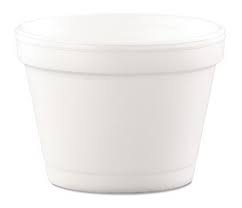 Foam cup 6 oz SQUAT sleeve van 50 cups (cs=20 sleeves)