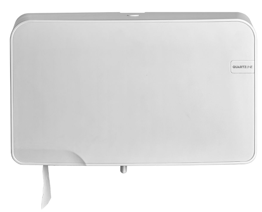 Quartz White Mini Duo Jumbo Toilet holder