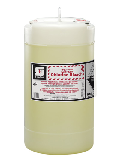 Spartan - Clothesline Fresh -   Chlorine Bleach 4 -  15 gallon Pail 