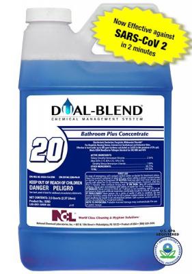 NCL DUAL-BLEND BATHROOM PLUS Concentrate 80oz (Cs=4Bott.)