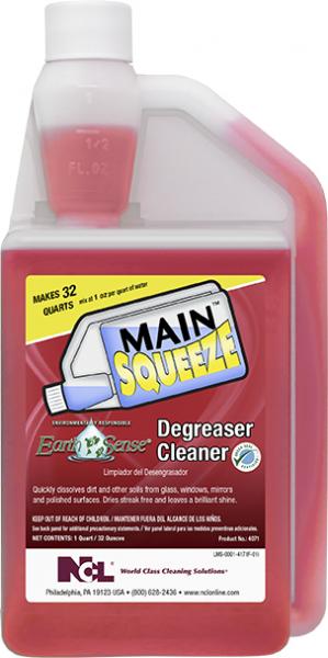 MAIN SQUEEZE™ DEGREASER  Earth Sense® Degreaser Cleaner