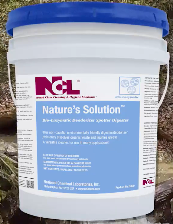 NATURE'S SOLUTION - Bio-Enzymatic Deodorizer/Digester - 5 gl pail 