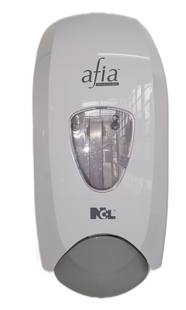 AFIA MANUAL FOAMING SOAP DISPENSER - WHITE  