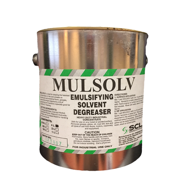 Mulsolv 4L  Box sample pallet