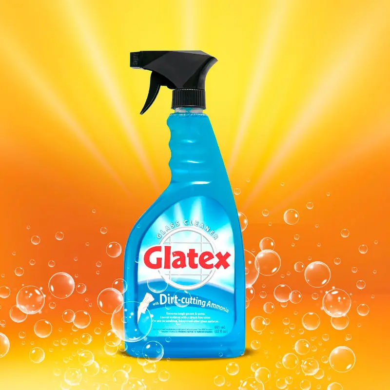 Glatex Glass Cleaner 22 oz each (cs=8each)