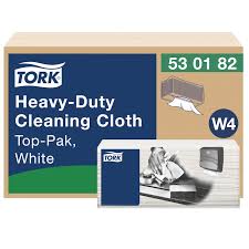 Tork HD Cleaning Cloth # 530182 wht top pak 4/105pcs
