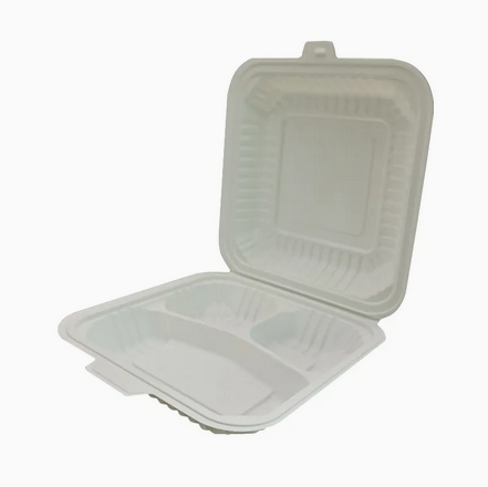 8x8 Clamshells with 3/compartments (1bx = 150pcs)