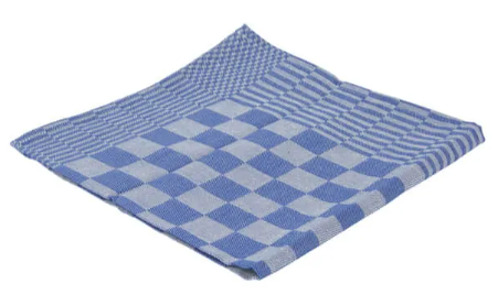 Blok Doek 65*65 Blauw 100% Katoen
