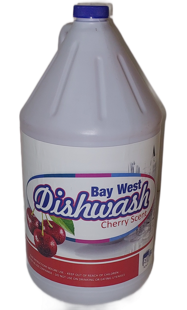 Bay West Dishwash Cherry Scent Antibacterial 1gl (Bx=4each) 