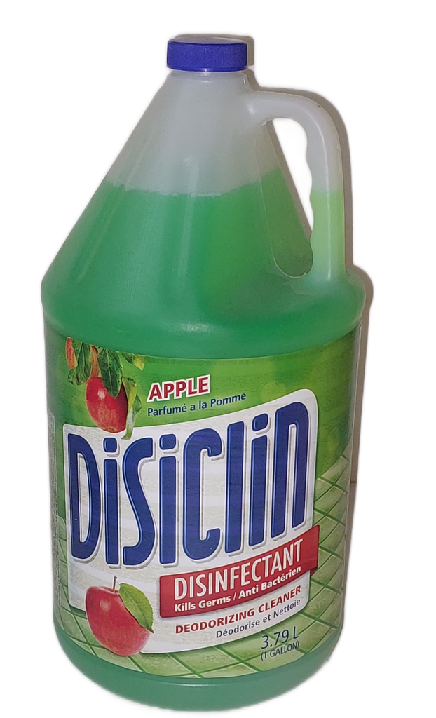Disiclin Apple disinfectant & cleaner 1 Gall (Bx=4gl) 