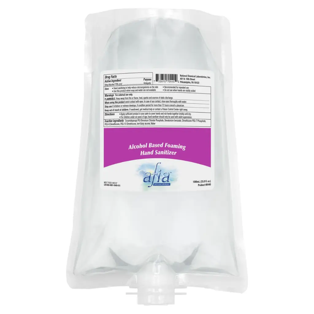 NCL Afia ALCOHOL FOAMING HAND SANITIZER (Cs=6Pck)