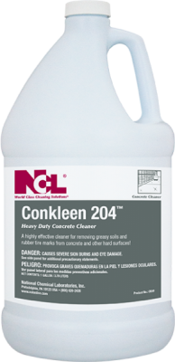 NCL CONKLEEN 204 - Heavy Duty Concrete Cleaner Gl (Cs=4Gl)