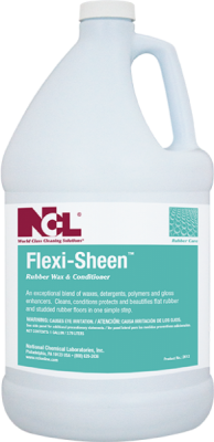 NCL FLEXI-SHEEN - Rubber Floor Wax & Conditioner - 1 gl (Cs=12Gl)