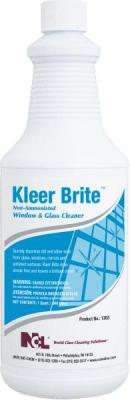 NCL KLEER BRITE - Non Ammoniated Window & Glass Cleaner 1Qt (Cs=12 Qt)