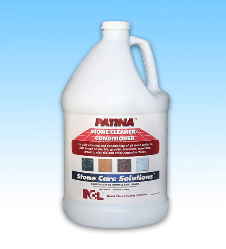 NCL PATINA - Stone Cleaner/Conditioner - Brightens Natural Stone surfaces 1 gl (Cs=4 Gl) 