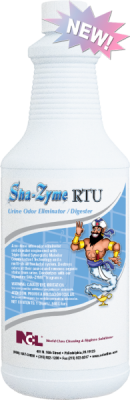 NCL- SHA-ZYME™ RTU Urine Odor Eliminator / Digester 1QRT (Cs=12Qt)