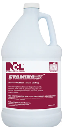 NCL STAMINA - Indoor/Outdoor Floor Sealer UV resistant 1Gl (Cs= 4gl)