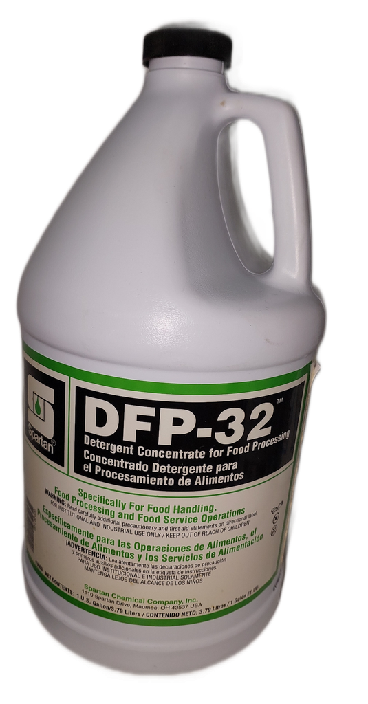 spartan Detergent concentrate specifically for FoodHandling, Food processing and food services operations 1 gall (Cs=4Gl)