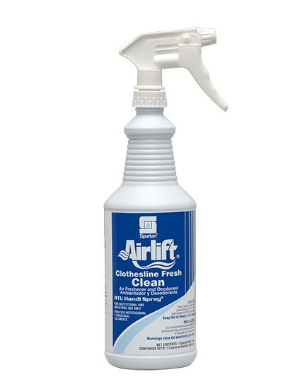 Spartan Airlift® Clothesline Fresh® Clean RTU  Air Freshener/Deodorant Qt (Cs=12Qt)
