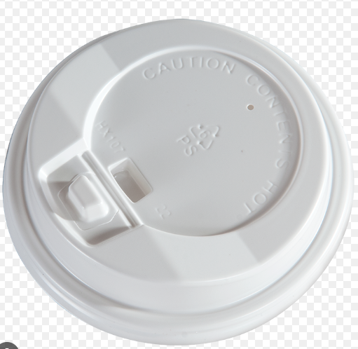 12 oz Cup Straw Slot LID for Hot paper cups - 2500 pcs 