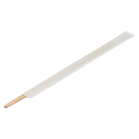 Wrapped Wooden Stir Sticks 1000pcs (Cs=10pack)