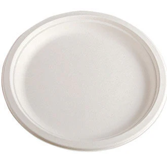 Sun Purple 10" Bagasse Disposable Round Plate (Bx=4x125st)