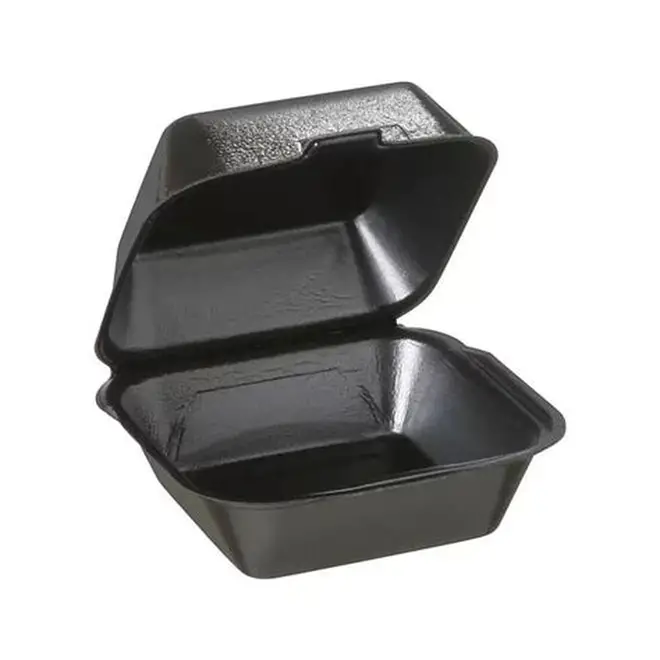 Plastifar 6x6" Black Hamburger Foam- 500 pcs (Bx=4x125st) 