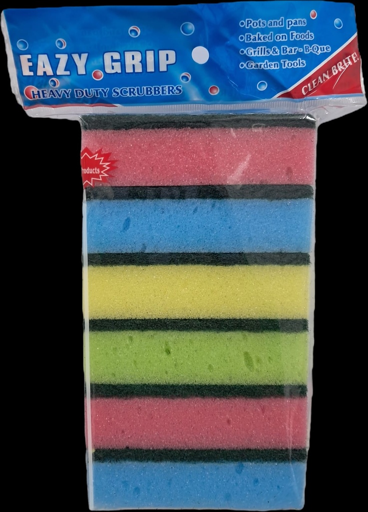 Multy  schuursponsen 10x6.5x3cm pack of 6