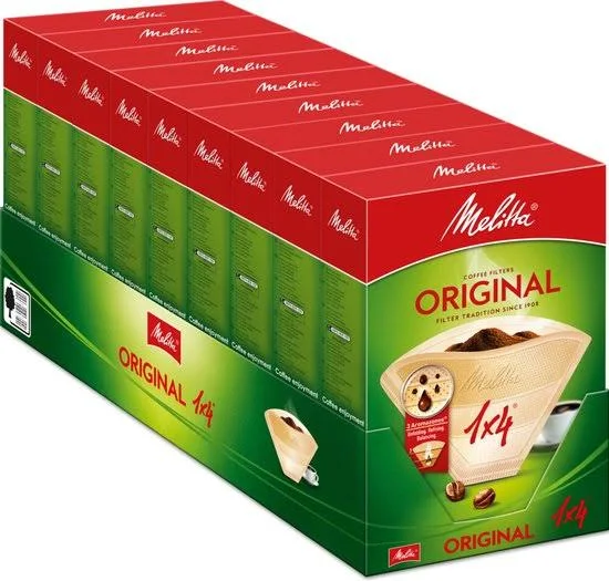 Melitta Koffiefilters No.4 pack of 80pcs (case of 90 pack)
