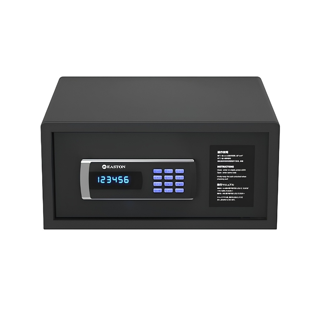 Safe box Side opening - Blue backlit -keypad Large LED display