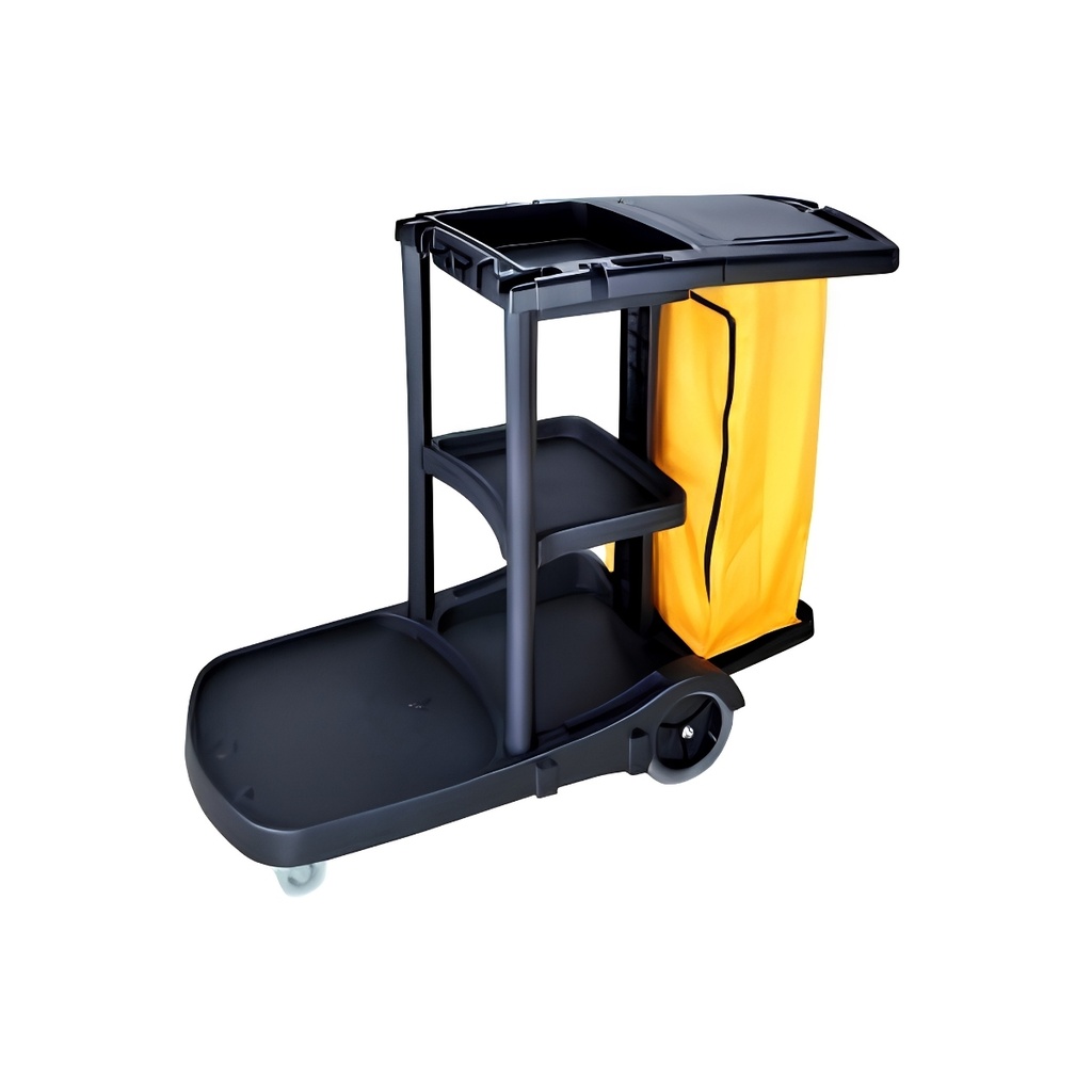 Cleaning cart - Strong plastic material, more durable