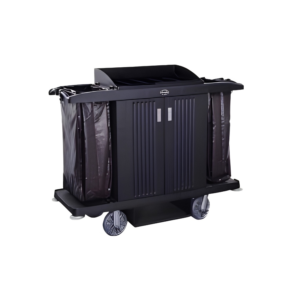 Housekeeping cart - Durable plastic material
