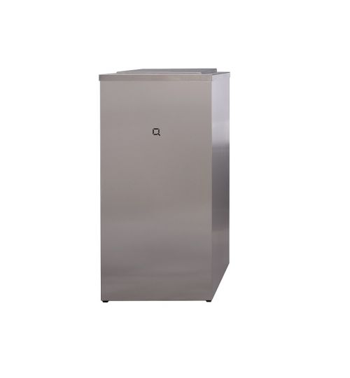 AFVALBAK GESLOTEN QBIC-LINE RVS 85 LITER QWBC85 SSL