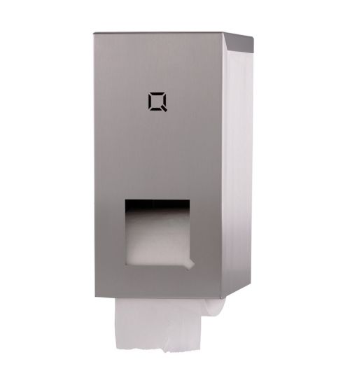 Toilet roll holder Vertical stainless steel matt ground