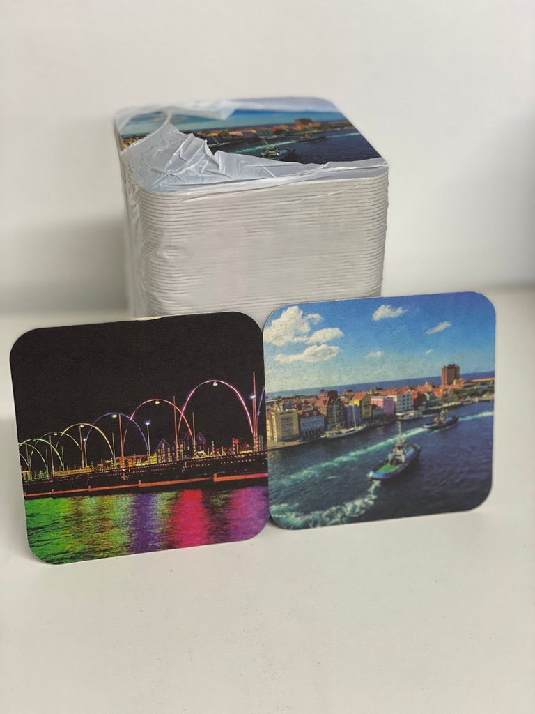 Coasters - Vierkante bierviltjes pack van 100 st (1cs=50packs x 100)