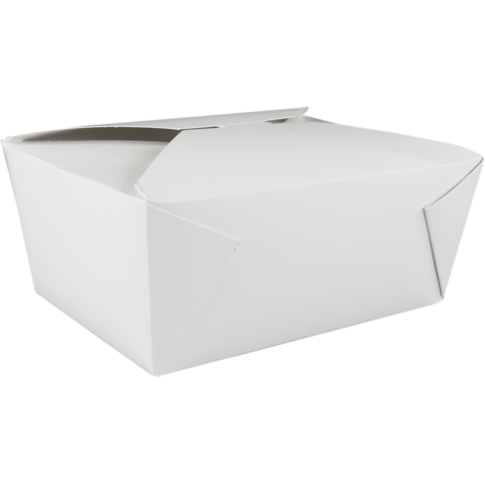 Take away box, 1470ml, asian meal container, 216x159x48mm, brown - 200 pcs (Bx=4x50st)
