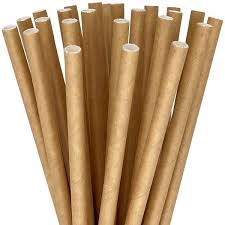 Biodore   Paper (Kraftpaper) straws, 197 mm - dia 6 mm