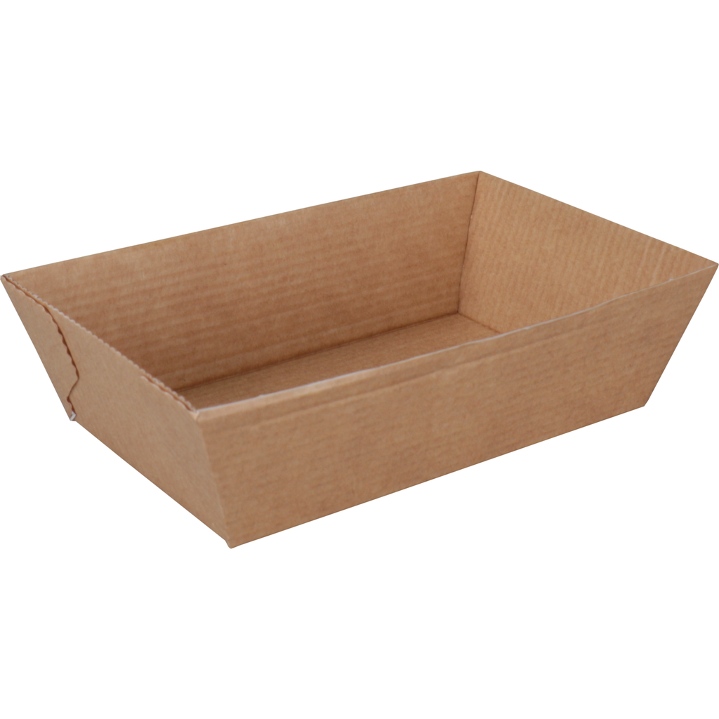 A9 Tray BROWN Bamboo Paper - 400 pcs (Bx=4x100st)