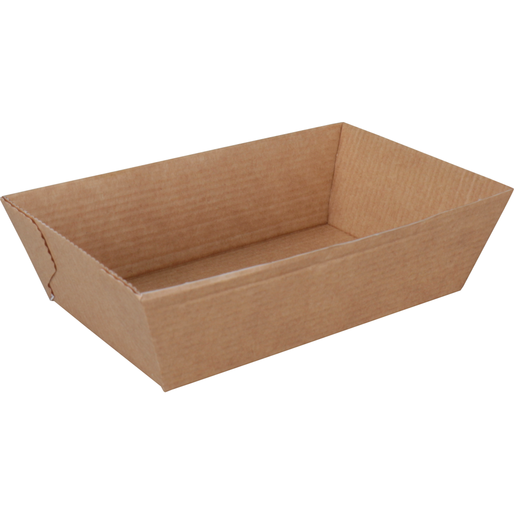 A9 Tray BROWN Bamboo Paper/ 100Pcs