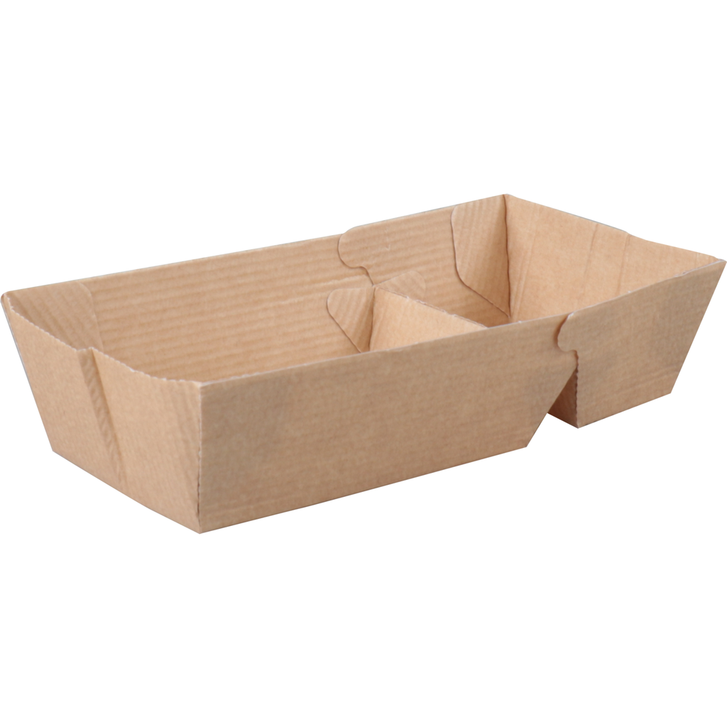 A23 (A7+Sausvak) Bamboe Papier Bakje - 400 pcs (Bx=4x100st)