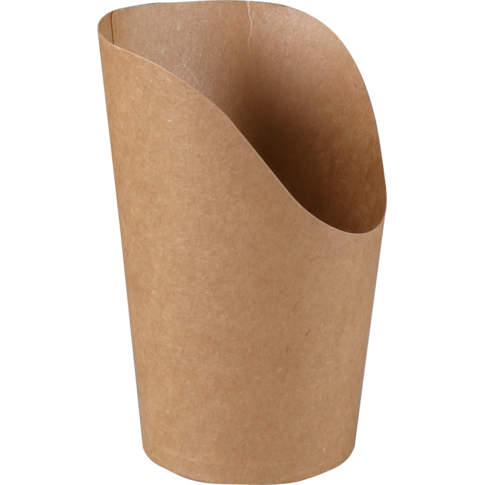 Biodore®   Container, Kraft et PLA, 350ml, 12oz, snack box, 122mm, brown - 1000 pcs (Bx=20x50st)