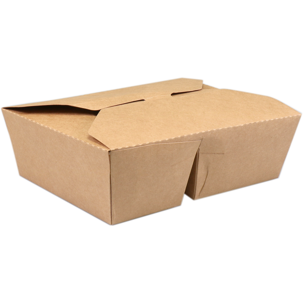Biodore® Baking, Cardboard/PLA, 2-Box, Grinding Box, 168x138x51mm, Brown - 200 pcs (Bx=4x50st)