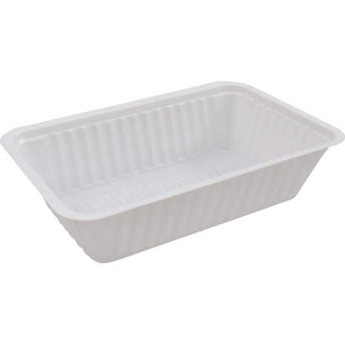 A9 Snack Tray White plastic - 250Pcs