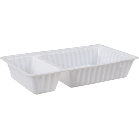 A20 Tray White (A14 + sauce box) - 1000 pcs (Bx=4x250st)