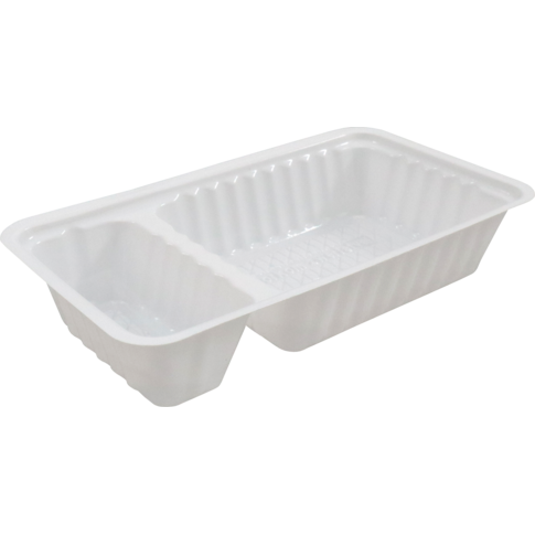 A23 Snack Tray White (A7 + SAUS) - 1000 pcs (Bx=4x250st)