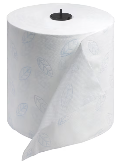 Tork Matic® Extra Soft Hand Towel Roll White with Blue Leaf H1