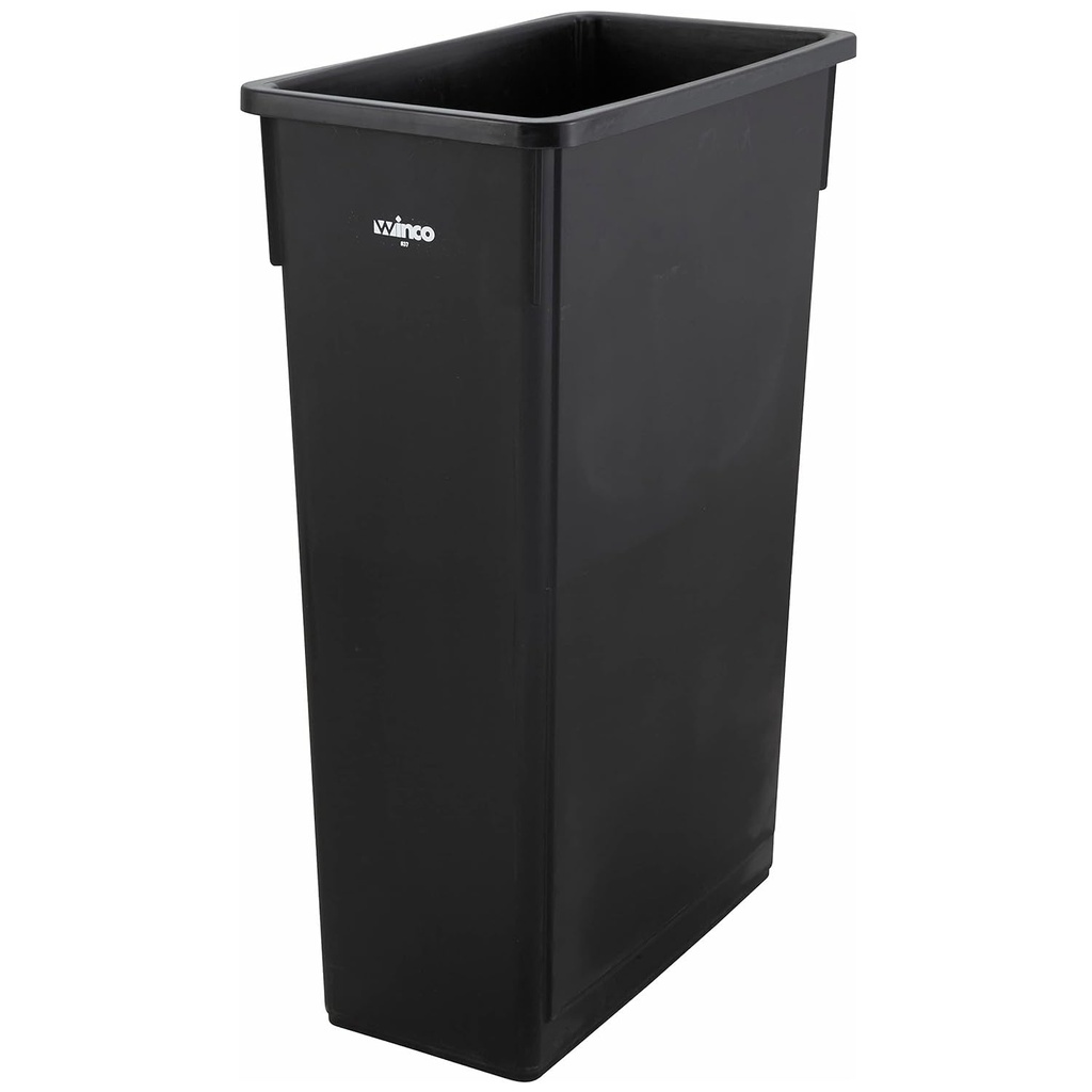 Lid for ptc-23k trash can, blk black lid-23gal.slender 