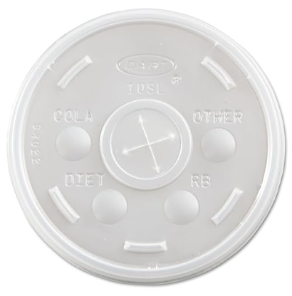 10 SL Slot lid for 10 oz Foam cup 