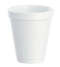 Dart Foam cup 6 oz - 1000 pcs (Bx=40x25st)