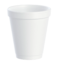 Foam cup DART 6 oz - 25each